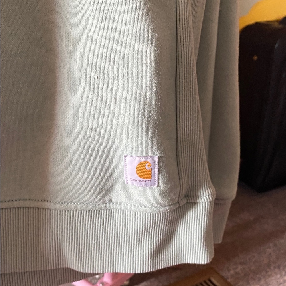 Carhartt crew neck sage green size medium - Picture 3 of 3